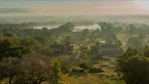 Aerial shot looking down on Vat Phou... [Photo of the day -  7 JANUARY 2025]