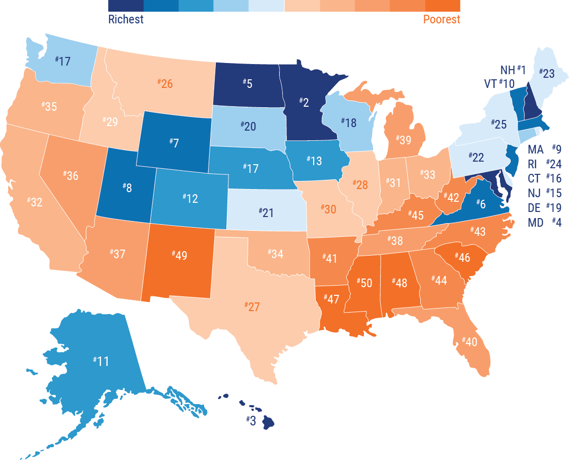 The Richest States In The Us Worldatlas - www.vrogue.co