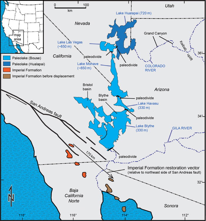 Lake System Downstream of Grand Canyon