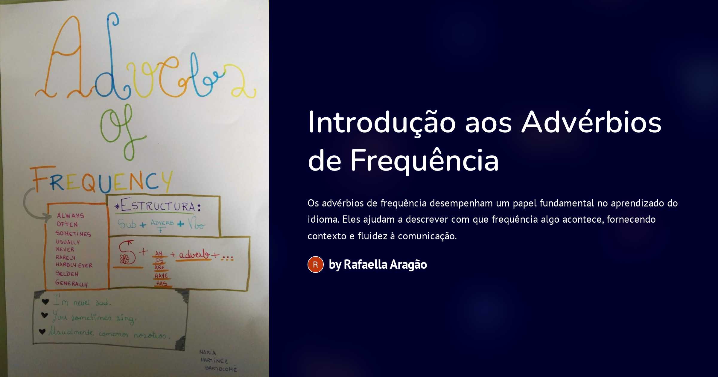 Introdução aos Advérbios de Frequência