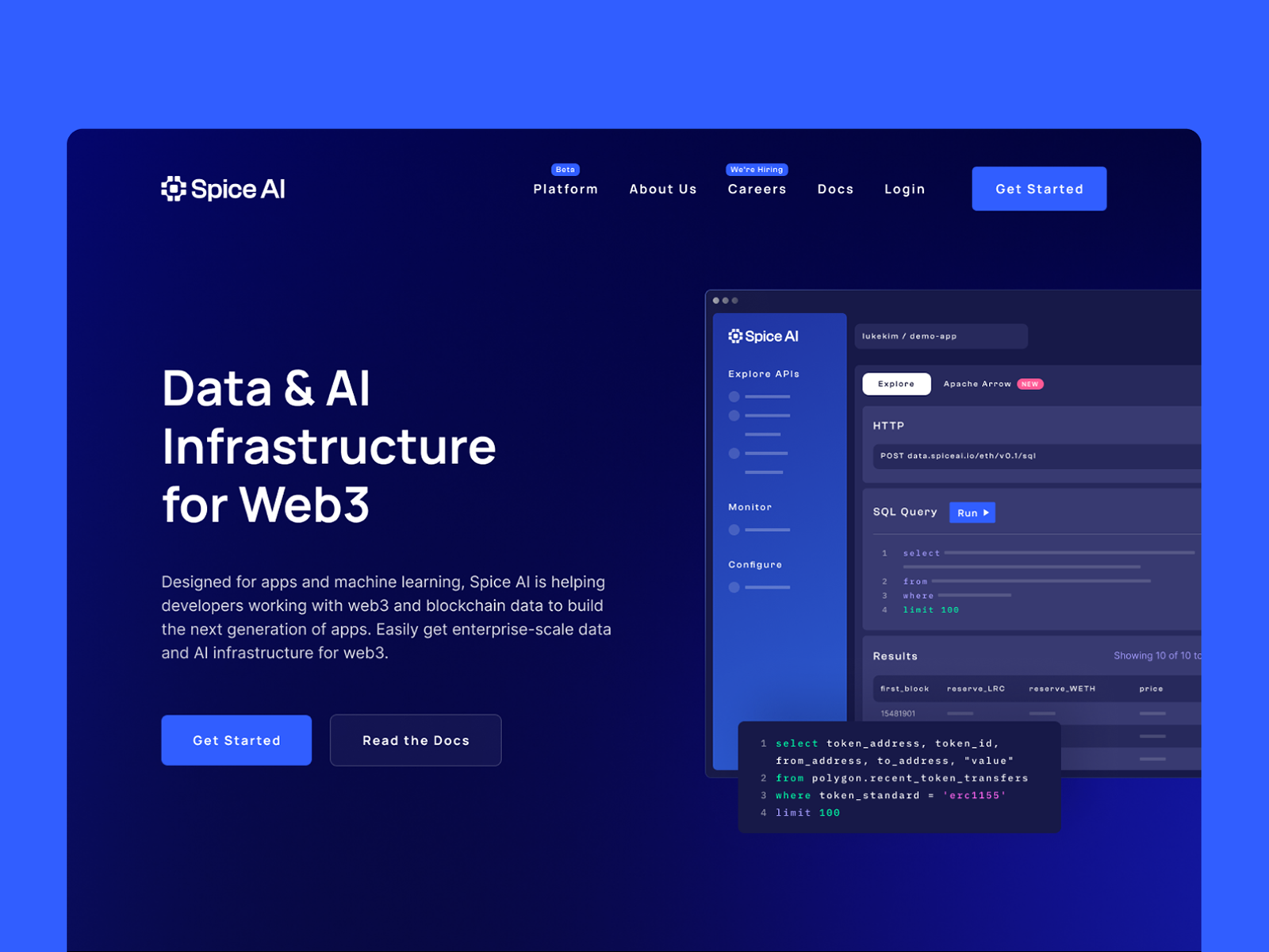 Spice AI - Awwwards Nominee