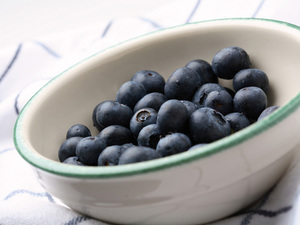 blueberries in a bowl