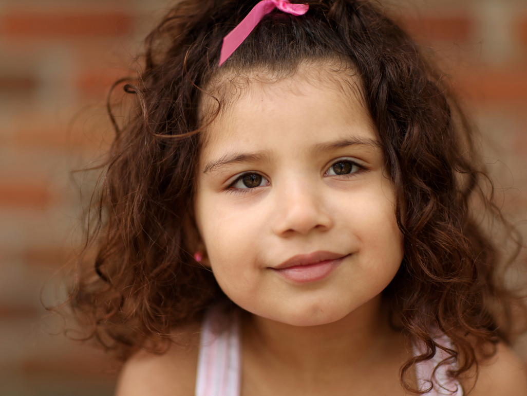 girl smiling and looking confident