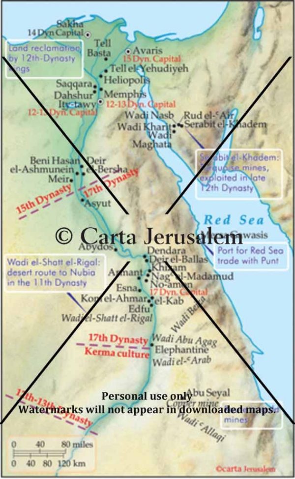 Dynasties XII To XV, Mid-Second Millennium B.C. - Biblewhere