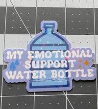 Image 3 of Emotional Support Water Bottle sticker