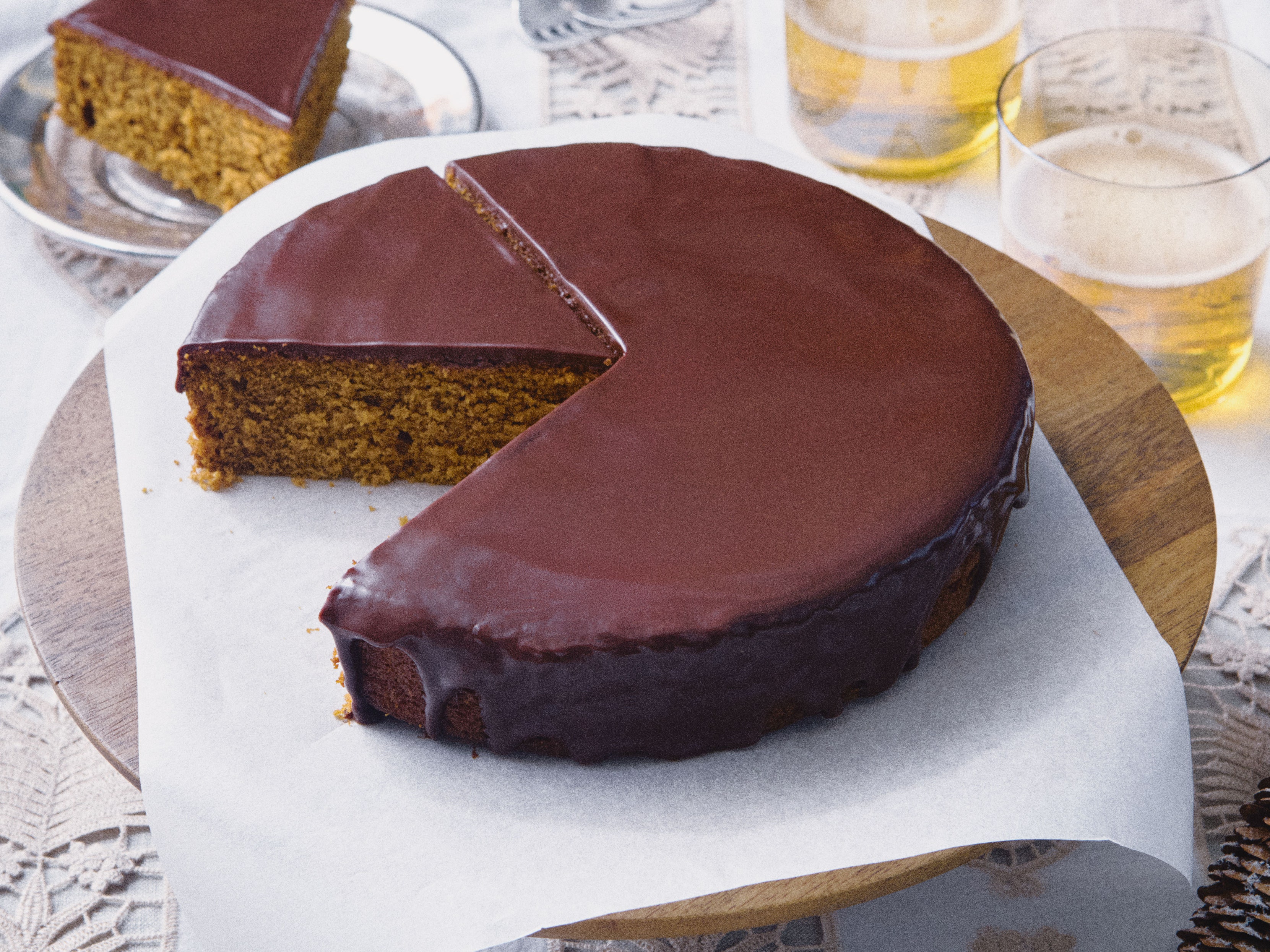 Dark Chocolate&#8211;Orange Gingerbread Cake