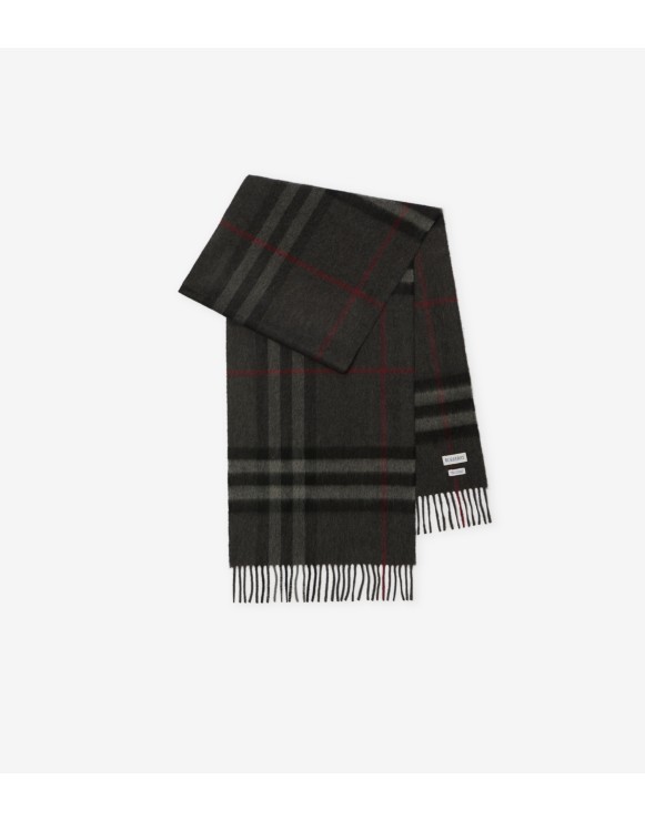 Check Cashmere Scarf