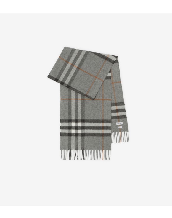 Check Cashmere Scarf