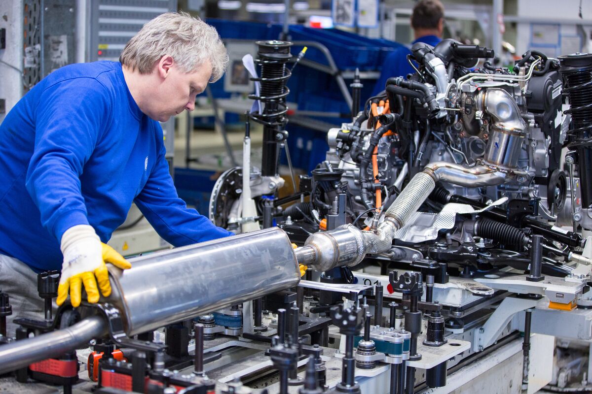 German Factory Orders Surge as Workers Score Labor Deal - Bloomberg