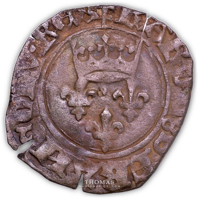 France. Charles VI (1380-1422). Florette (Tours) - Catawiki