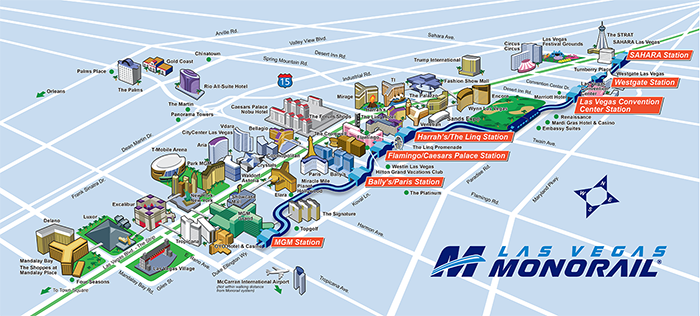 Monorails & Trams in Las Vegas | Vegas.com