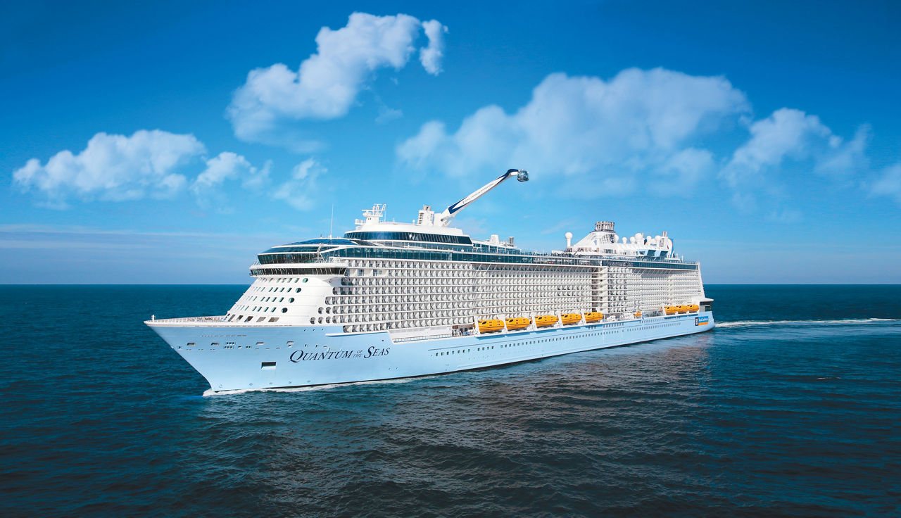 Quantum of  the Seas, Side View, China and Japan Destinations