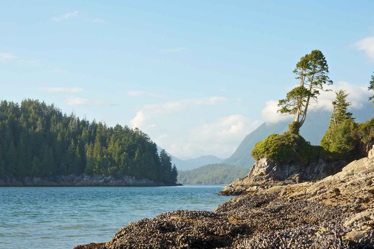 Ocean Mountain View, Inside Passage, British Columbia