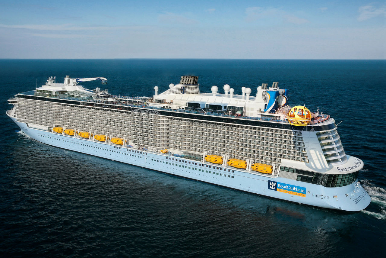 Spectrum of the Seas Aerial Sailing