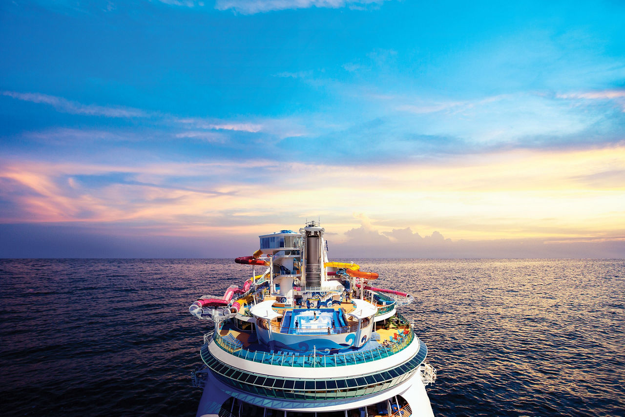 Navigator of the Seas Sailing during Sunset