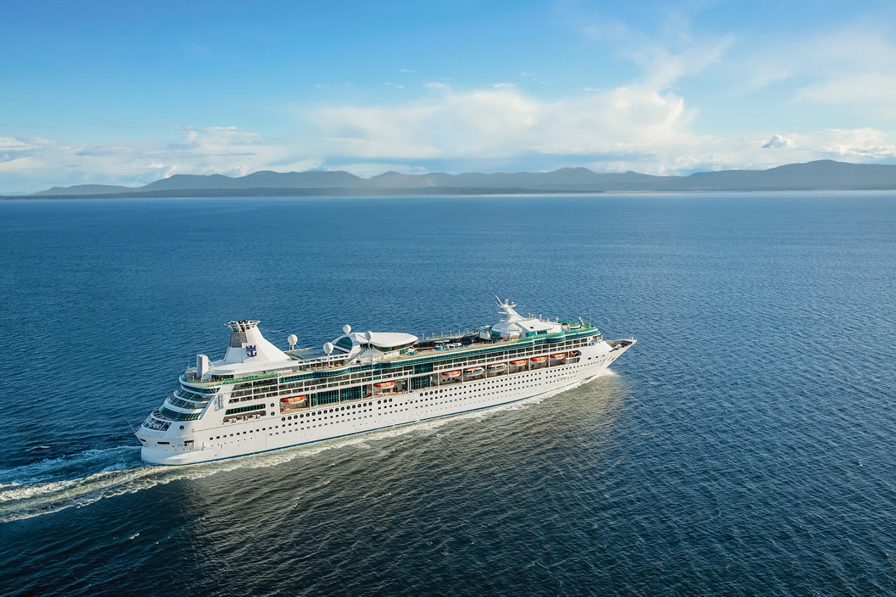 Rhapsody of the Seas Sailing Through Alaska