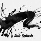 Small 1x hand drawn ink splash