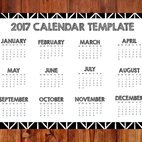 Small 1x dd 2017 calendar template 67564 preview