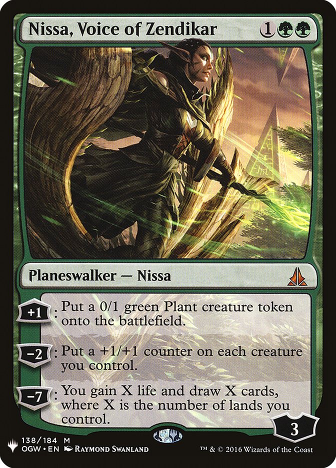 Nissa, Voice of Zendikar from Mystery Booster