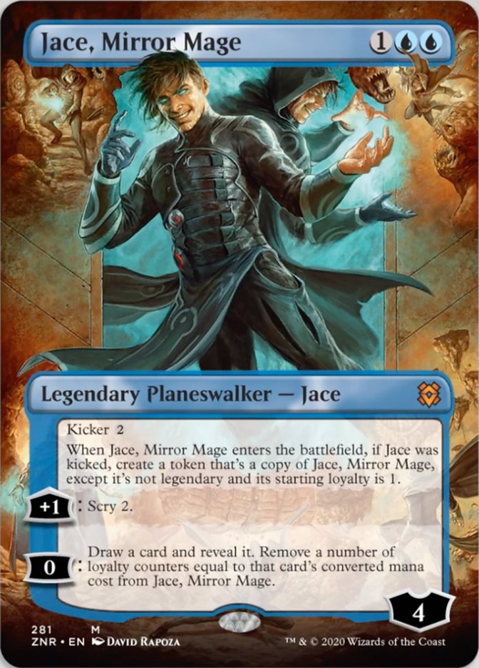 Jace, Mirror Mage (Borderless) from Zendikar Rising