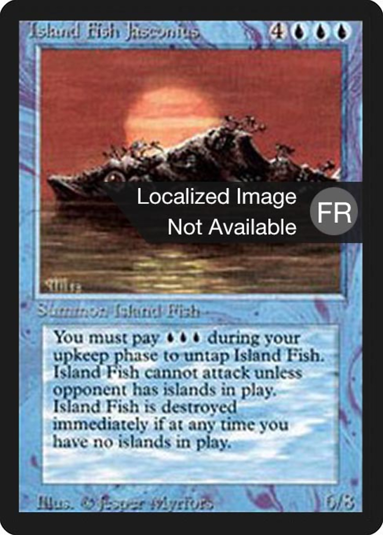 Island Fish Jasconius from Revised Edition (Foreign Black Border)