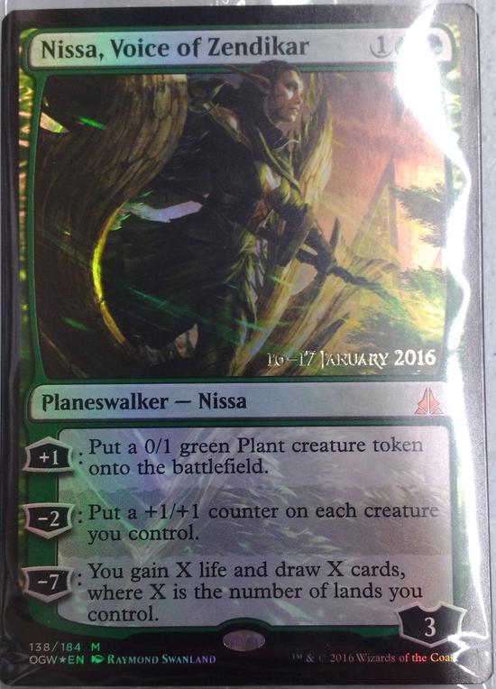 Nissa, Voice of Zendikar from Prerelease Cards