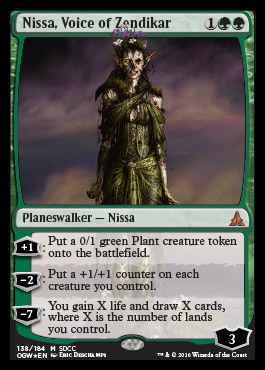 Nissa, Voice of Zendikar (SDCC 2016 Exclusive) from Media Promos