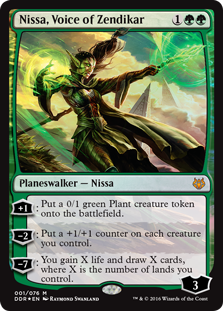 Nissa, Voice of Zendikar from Duel Decks: Nissa vs. Ob Nixilis