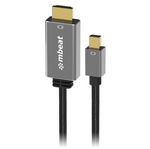 Mbeat ToughLink 1.8m Mini DisplayPort to HDMI Cable - Space Grey