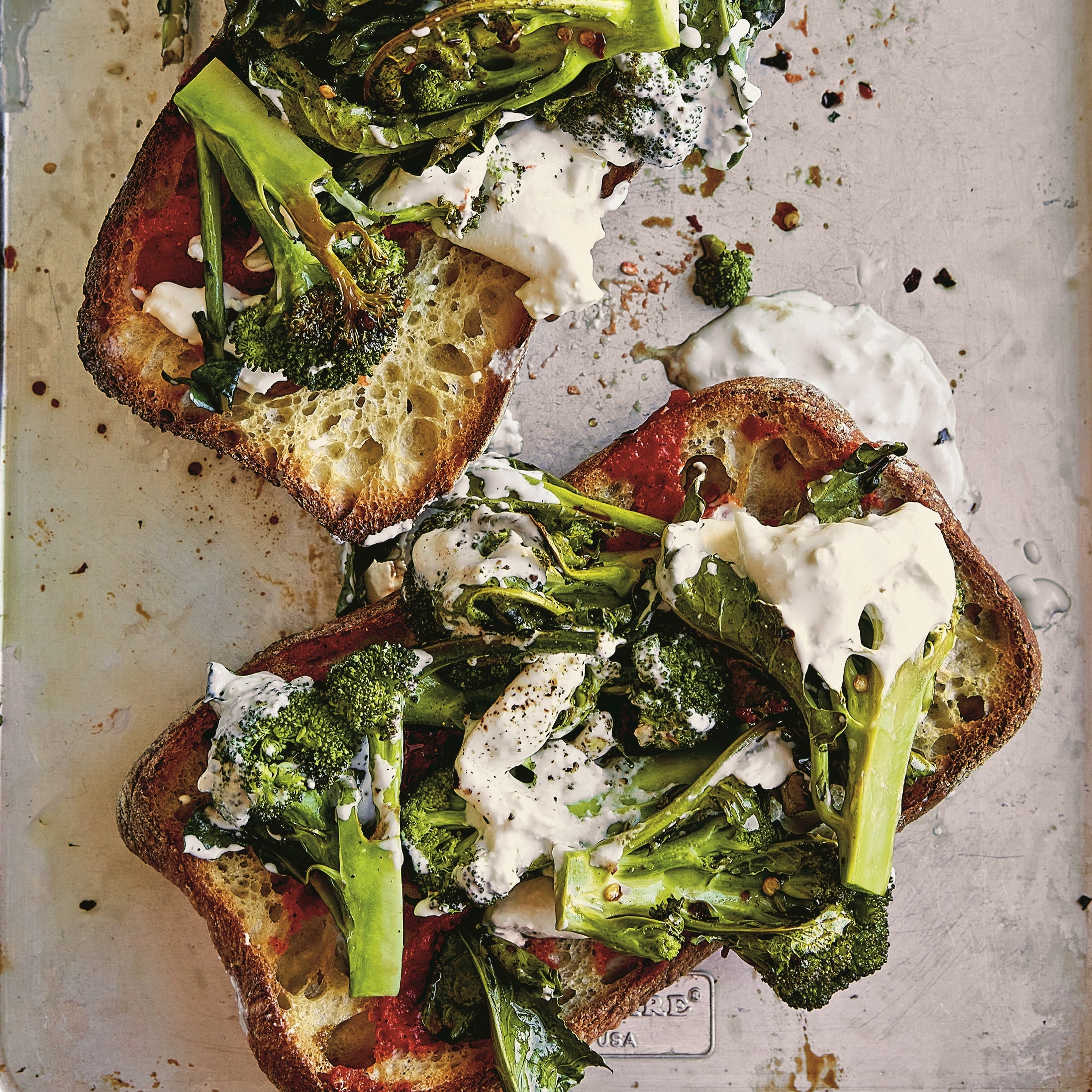 Broccolini, Balsamic, Burrata, Amen