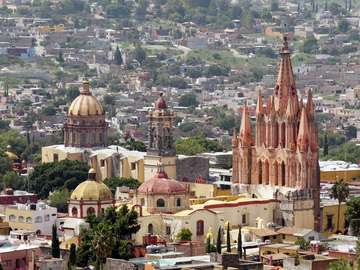 City of San Miguel de Allende (Mexico) puzzle online from photo