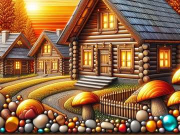 Autumn in the countryside online puzzle