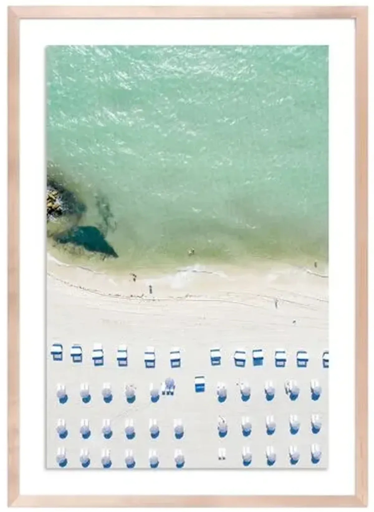 South Beach Umbrellas - Miami - Florida by Carly Tabak - Clear