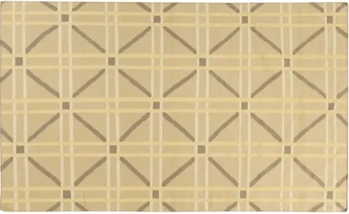 Sheffield Market Rug - Brown/Mustard - Beige - Beige