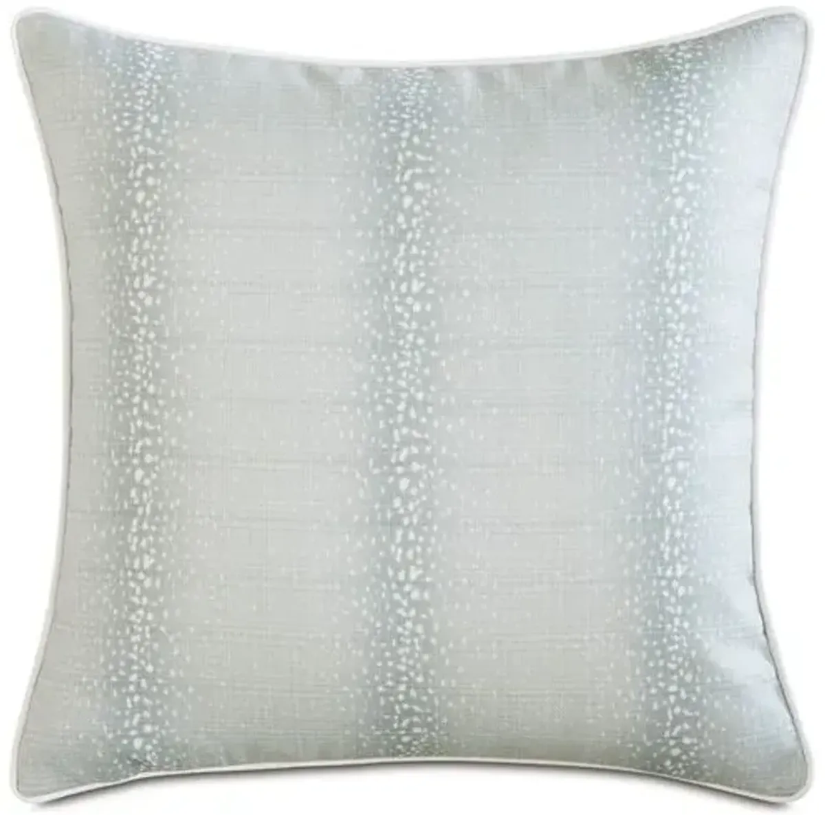 Evie 20x20 Outdoor Pillow - Light Blue/White