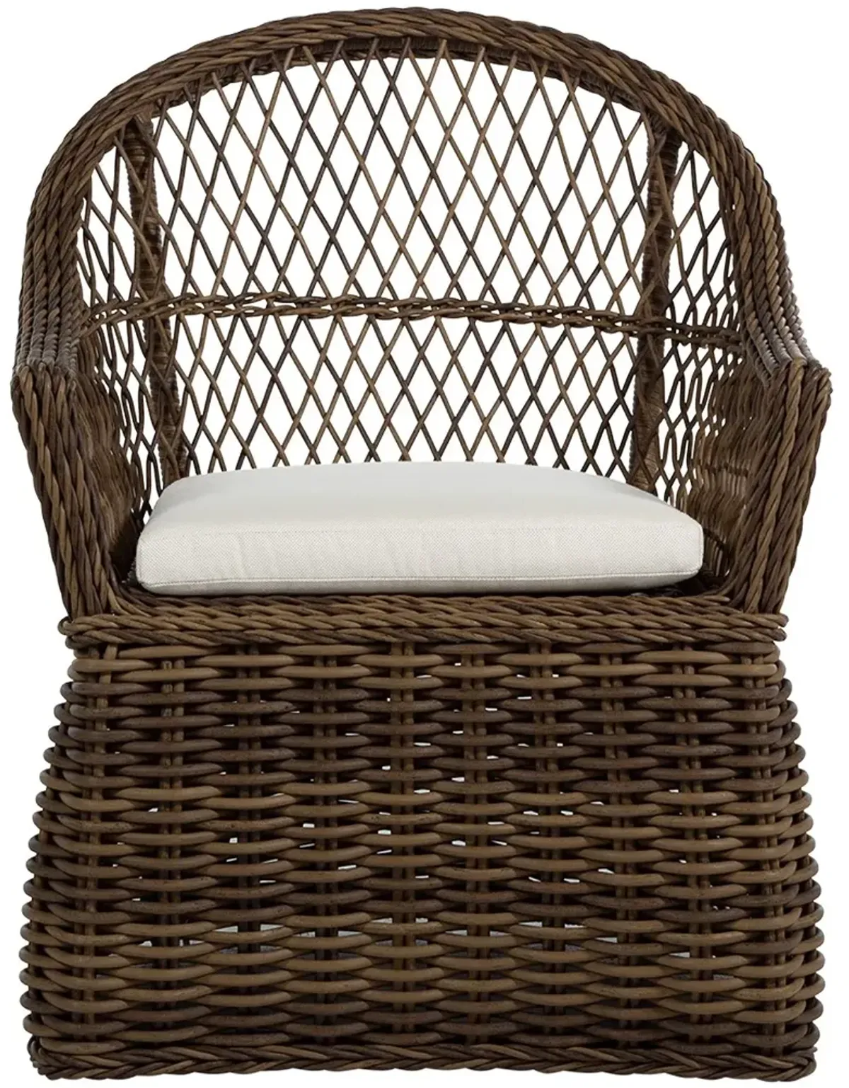 Soho Outdoor Armchair - Raffia - Summer Classics - White