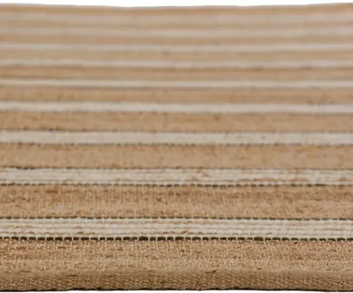 Chestnut Stripe Rug - Brown - Erin Gates - Brown