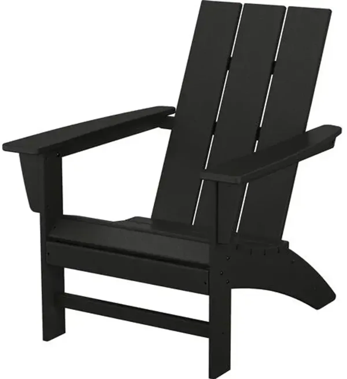 Leopold Outdoor Adirondack Chair - Black