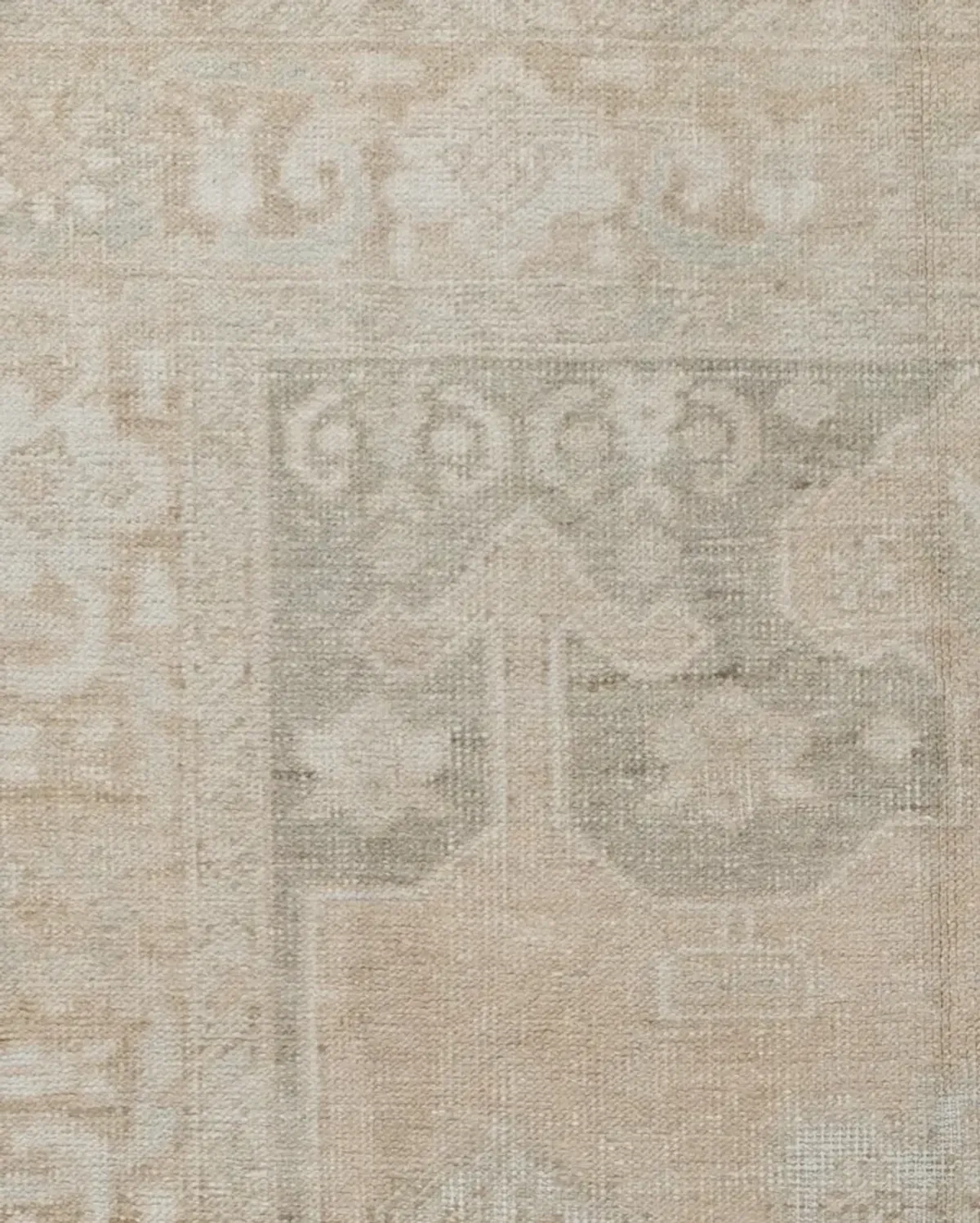 Turkish Oushak Rug 5'6 X 8'2 - Beige - Beige