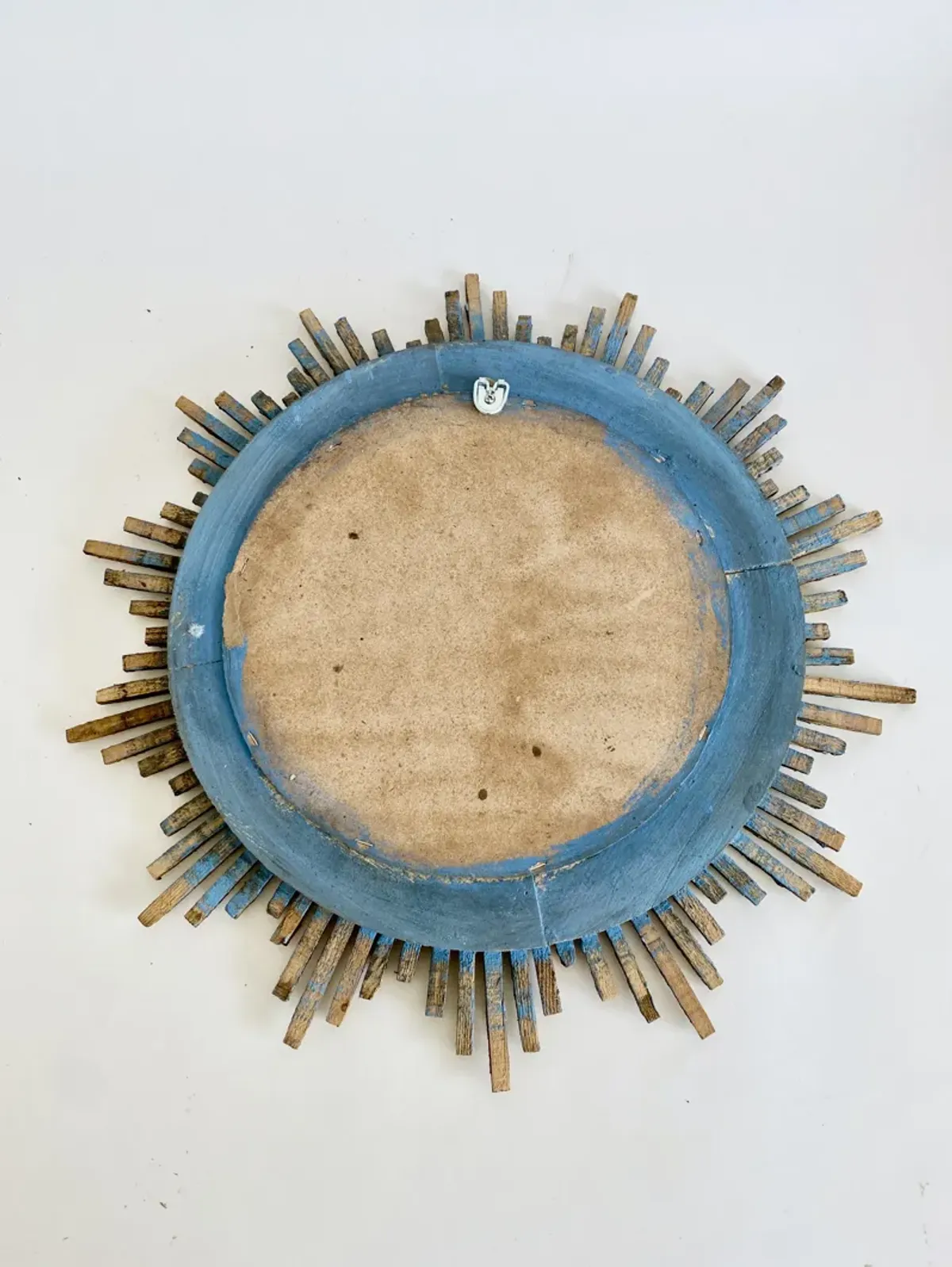 1970s French Gold Sunburst Mirror