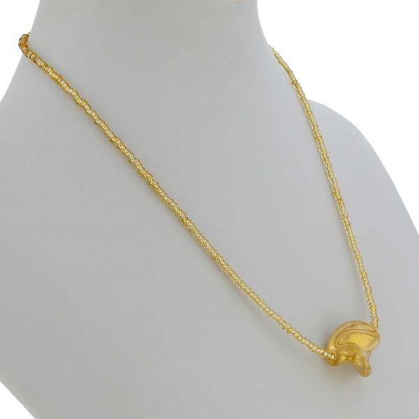 Royal Gold Spiral Necklace