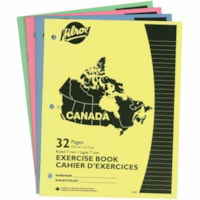 Hilroy 12692 Canada Excercise Book - 32 Sheet - Ruled - Letter 8.5" x 11" - 4 / Pack