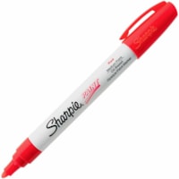 Sharpie Oil-Based Paint Marker - Medium Point - Medium Chisel Marker Point - Red Ink - Oil Based - 1 Each