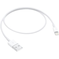 Apple Lightning to USB Cable (0.5 m) - 1.6 ft Lightning/USB Data Transfer Cable for iPhone, iPad, iPod - First End: 1 x Lightning - Male - Second End: 1 x USB 2.0 Type A - Male