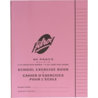 Hilroy Notebook - 80 Pages - Ruled - 0.31" Ruled - 7 1/8" x 9 1/8" - Recycled - 20 / Pack