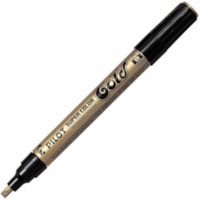 Pilot Super Colour Paint Marker - Broad Bullet Marker Point - Gold Ink - Gold, Aluminum Barrel - Plastic Tip