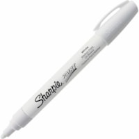 Sharpie Oil-Based Paint Marker - Medium Point - Medium Marker Point - White Ink - Oil Based - 1 Each