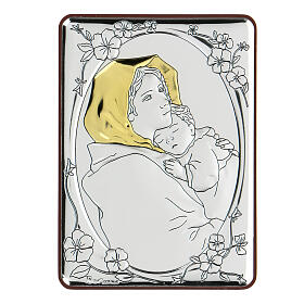 Flachrelief aus Bilaminat mit Madonna von Ferruzzi, 10 x 7 cm