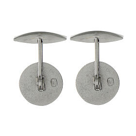 Jubilee 2025 cufflinks in 925 silver rhodium-plated