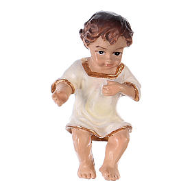 Child Jesus with a White Dress real h 4.5 cm resin